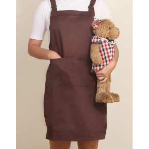 Apron | Two adjustable buckle straps Apron-Brown