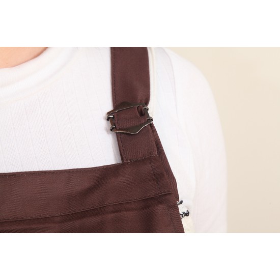 Apron | Two adjustable buckle straps Apron-Brown