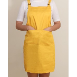 Apron | Two adjustable buckle straps Apron-Yellow Apron | Two adjustable buckle straps Apron-Yellow