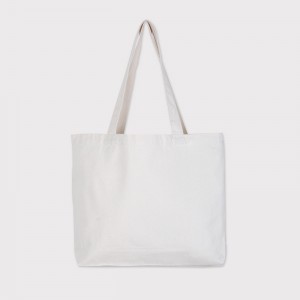 Canvas Tote Bags w/Gusset - Natural (L32xH32xD10cm)