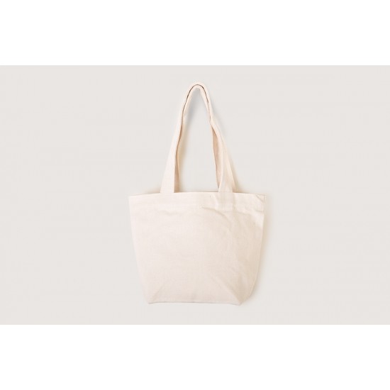 Promotional mini Canvas Tote Bags w/Gusset long handle- Mustard (L30xH20xD10cm)