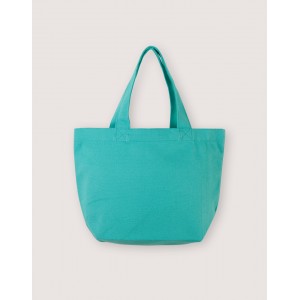 Multi-color mini Canvas Tote Bags w/Gusset- Turquoise (L30xH20xD12cm) Multi-color mini Canvas Tote Bags w/Gusset- Turquoise (L30xH20xD12cm)