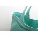 Multi-color mini Canvas Tote Bags w/Gusset- Turquoise (L30xH20xD12cm)