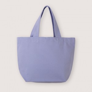 Multi-color mini Canvas Tote Bags w/Gusset- Lavender (L30xH20xD12cm)