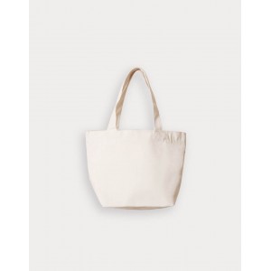 Promotional mini Canvas Tote Bags w/Gusset- White (L30xH20xD12cm)