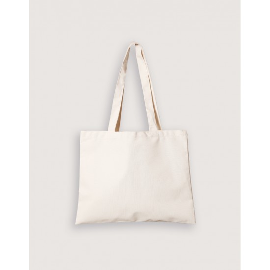Promotional Lightweight Canvas Tote Bags - White (L42xH32cm) A3 size capacity