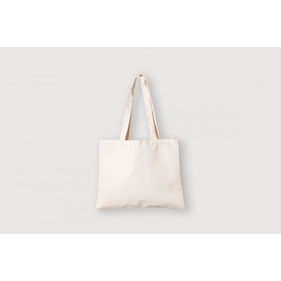 Promotional Lightweight Canvas Tote Bags - White (L42xH32cm) A3 size capacity
