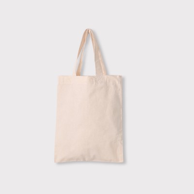 Promotional Lightweight Cotton Tote Bags - White (L26xH32cm) A4 size capacity