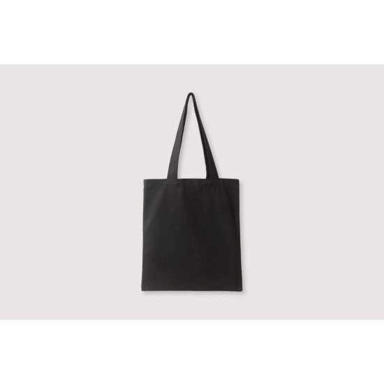 Promotional Heavy-duty Canvas Tote Bags - Black (L33xH38cm) A4 size capacity