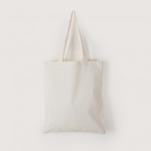 Promotional Lightweight Cotton Tote Bags - White (L33xH38cm) A4 size capacity
