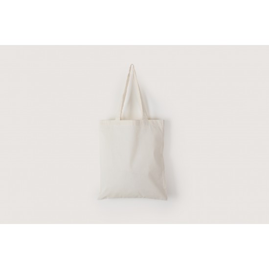 Promotional Lightweight Cotton Tote Bags - White (L33xH38cm) A4 size capacity