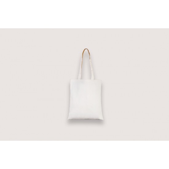 Promotional Lightweight Canvas Tote Bags - White (L33xH38cm) A4 size capacity