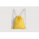 Canvas drawstring backpack -Yellow (34x41)