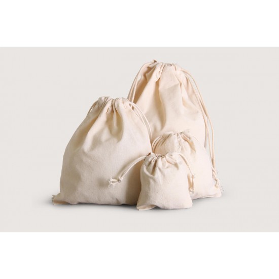 Drawstring bags | Cotton Natural (XS)