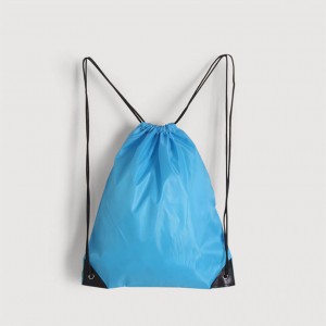 Nylon Drawstring Bag | Light Sky Blue