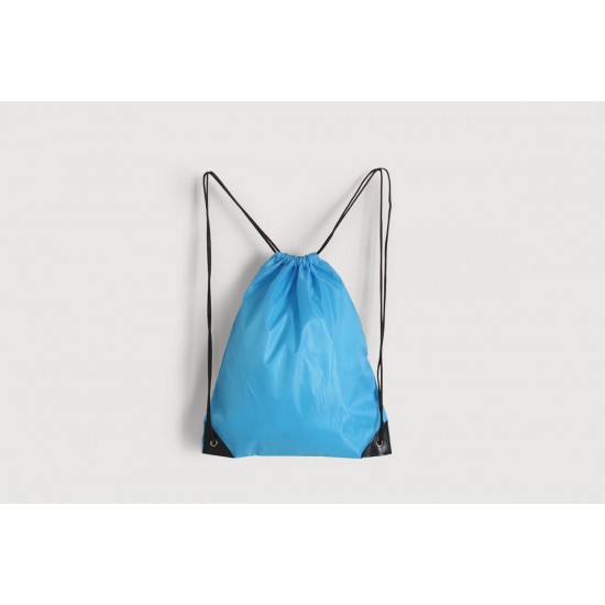Nylon Drawstring Bag | Light Sky Blue