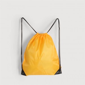 Nylon Drawstring Bag |Yellow
